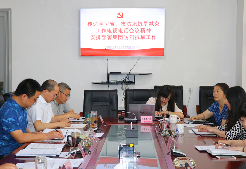 集團(tuán)公司召開黨委（擴(kuò)大）會(huì)，傳達(dá)學(xué)習(xí)省、市防汛抗旱減災(zāi)工作電視電話會(huì)議精神