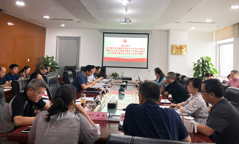 集團公司傳達學(xué)習德陽市落實中央生態(tài)環(huán)境保護督察“回頭看”反饋意見整改工作推進會暨生態(tài)環(huán)境保護委員會工作會精神