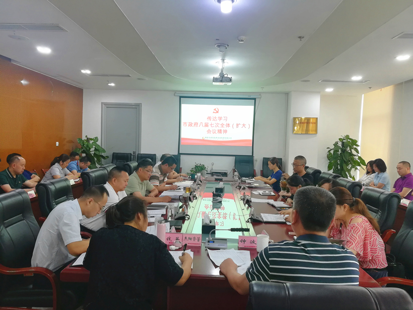 集團公司傳達學(xué)習市政府八屆七次全體（擴大）會議精神